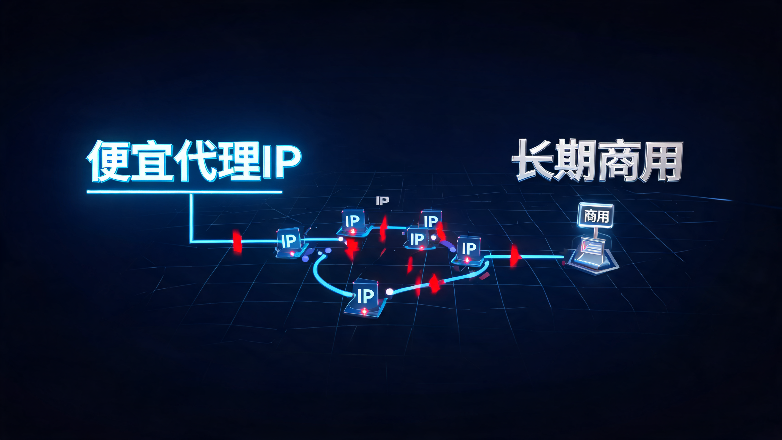 便宜的代理IP长期商用会不会频繁出故障？